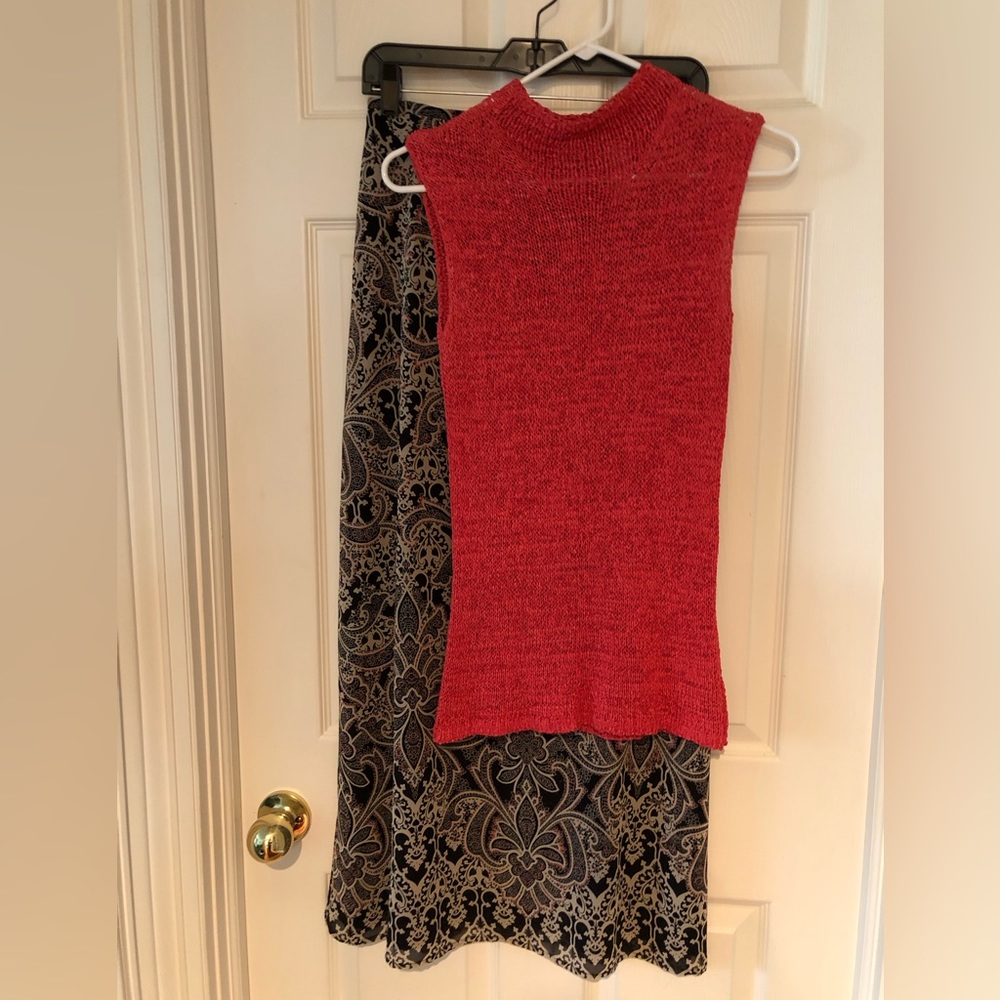 Liz Claiborne 100% Silk Maxi Skirt - size 4